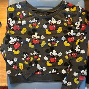 Disney Mickey Mouse Kids Sweatshirt - Black and Red
